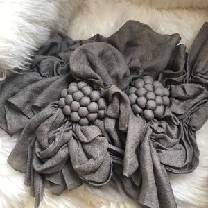 Anthropologie Grape Scarf